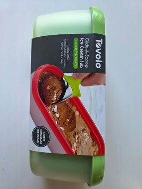 NWT ~Tovolo Green Glide-A-Scoop Ice Cream Tub